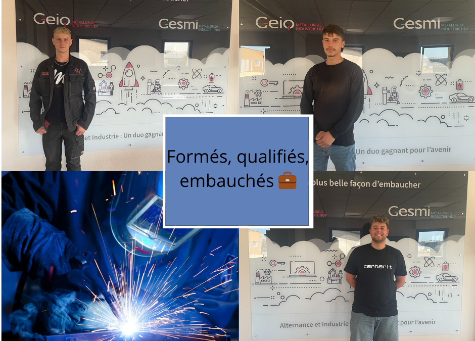 Félicitations à Matthieu, Samuel et maxence ! 