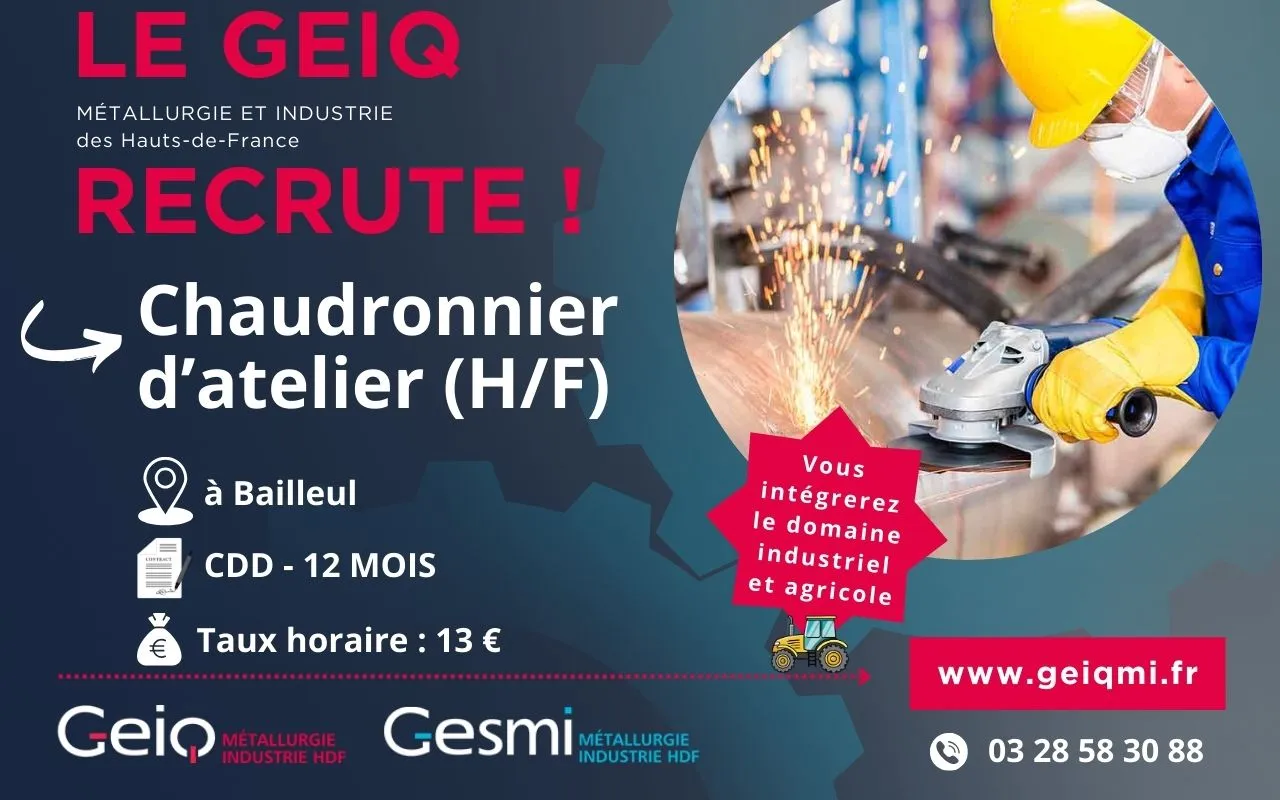 Chaudronnier d'atelier