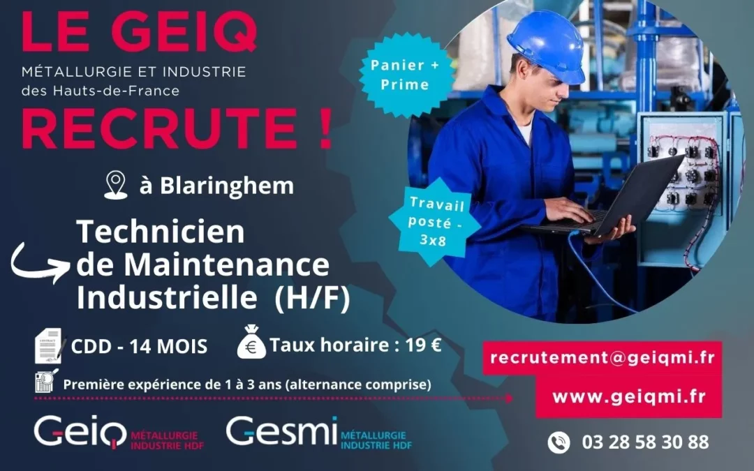 Technicien de Maintenance Industrielle en agroalimentaire