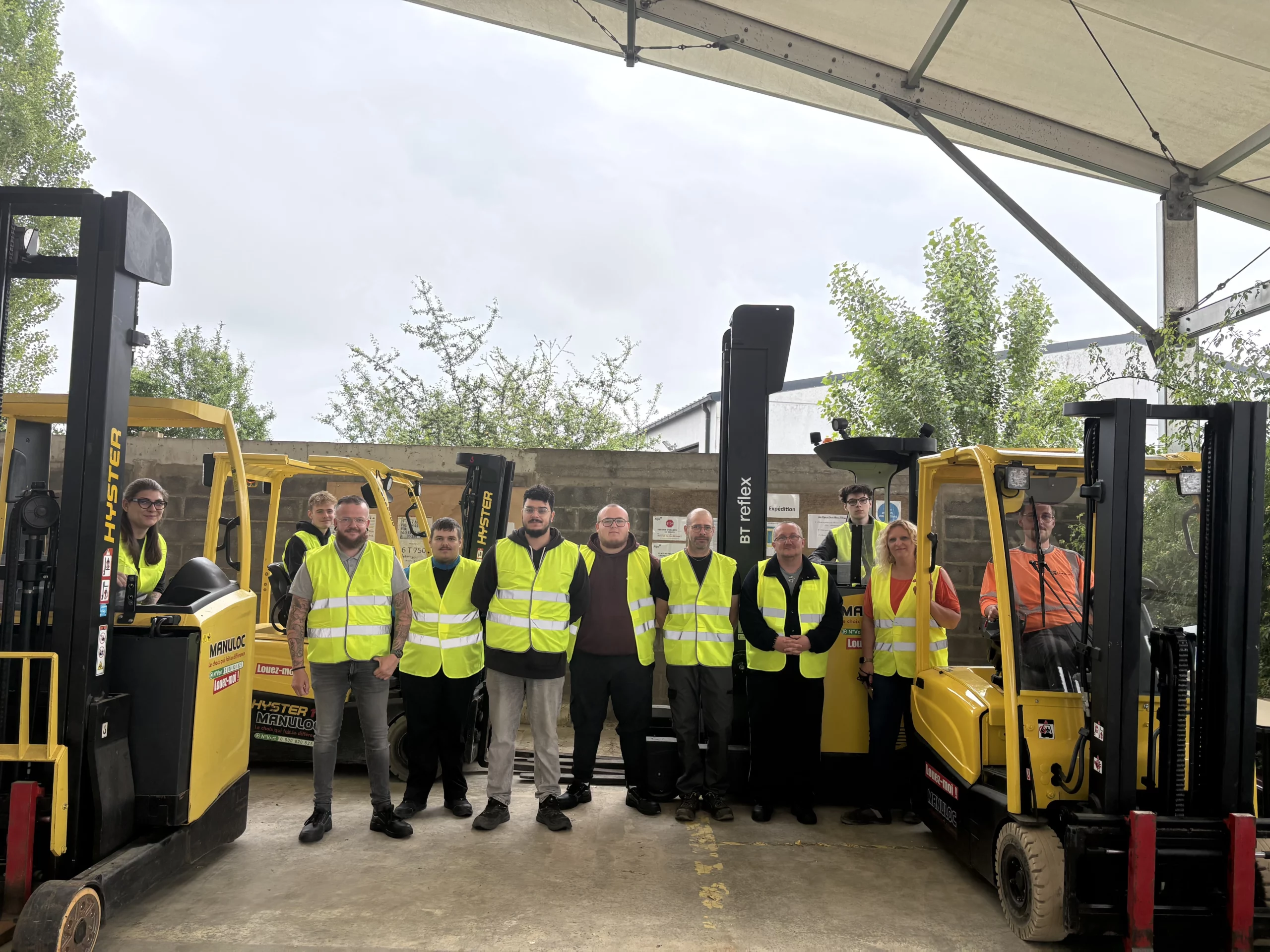 Formation d'agents logistique pour notre entreprise adhérente située à Renescure
